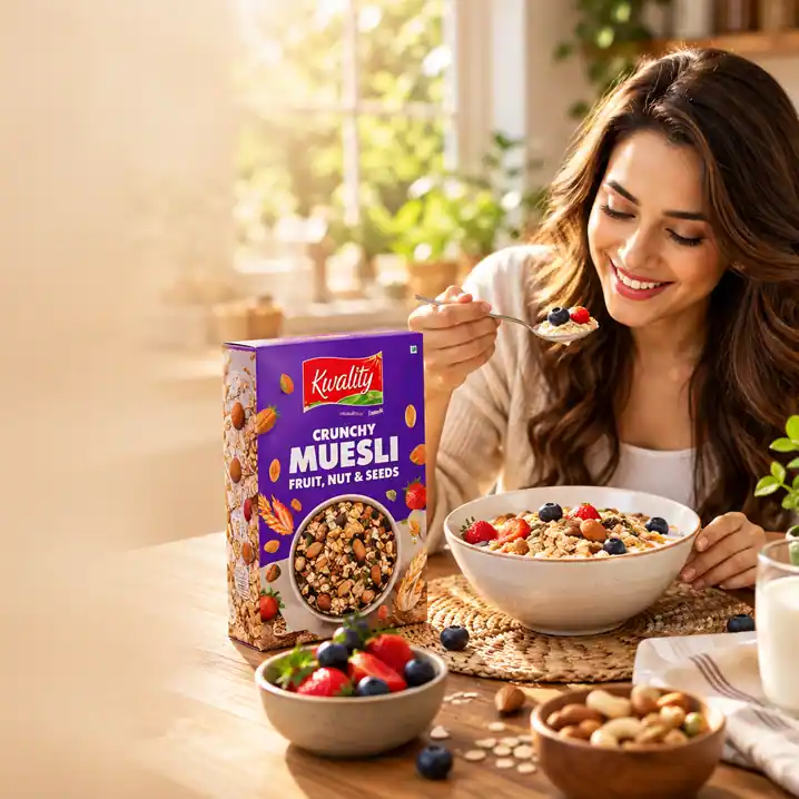 Warm Muesli Breakfast Morning